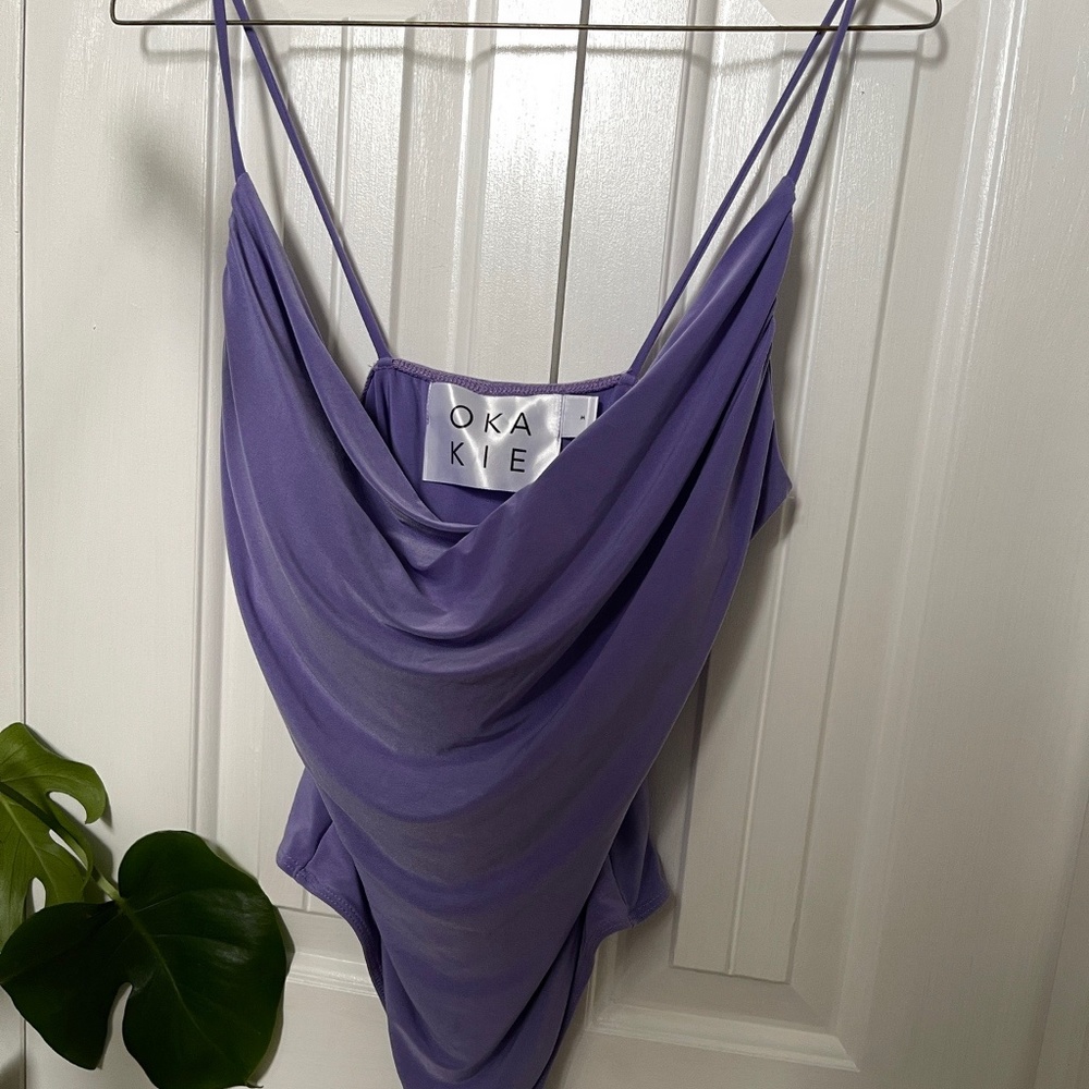 Okakie Purple Bodysuit